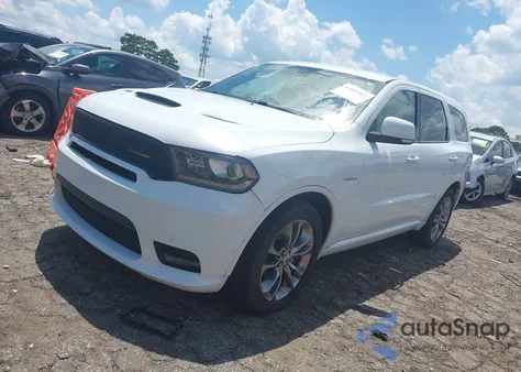 2020 Dodge Durango R/T Rwd из США, поврежденный, VIN 1C4SDHCT6LC306835